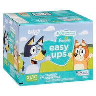 Pampers - Easy Ups Training Underwear - Boys 2T-3T, 74 Each