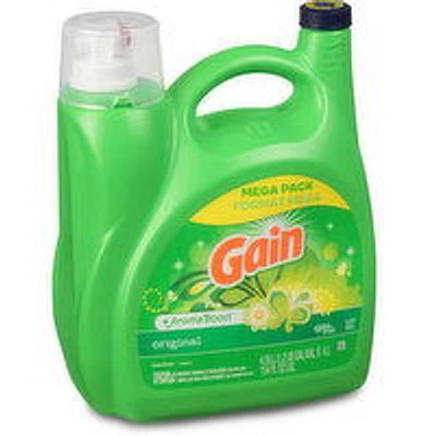 Gain - Liquid Laundry Detergent, He Free Original, 4.55 Litre