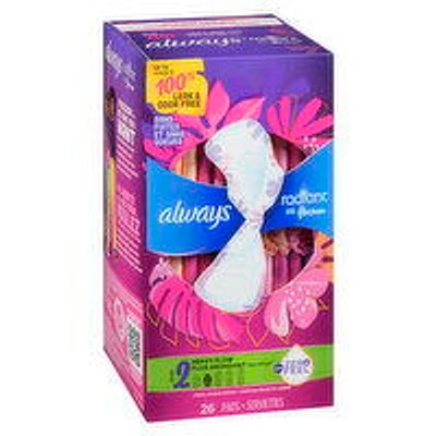 Always - Radiant Maxi Pads FlexFoam Size 2, 26 Each