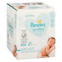 Pampers - Wipes - Sensitive, 504 Each