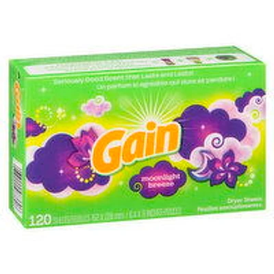 Gain - Fabric Softener Sheets, Moonlight Breeze, 120 Each