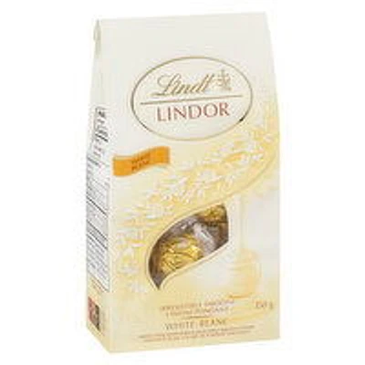 Lindt - Lindor Bag White CHOCOLATE, 150 Gram