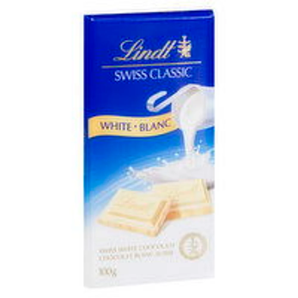 Lindt - Swiss Classic White Chocolate Bar, 100 Gram