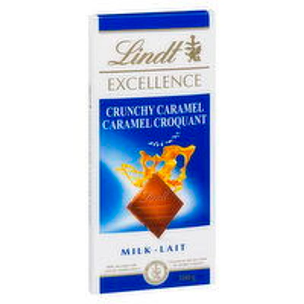 Lindt - Excellence Crunchy Caramel Milk, 100 Gram