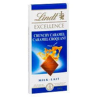 Lindt - Excellence Crunchy Caramel Milk, 100 Gram