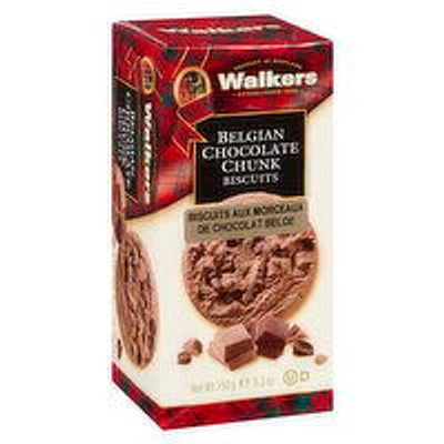 Walkers - Belgian Chocolate Chunk Biscuits, 150 Gram