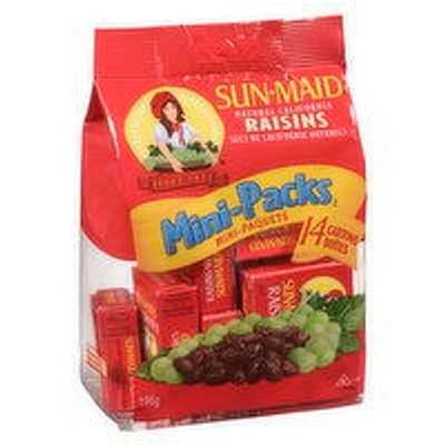 Sun-Maid - Raisins - MIni Packs, 196 Gram