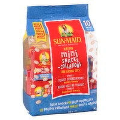 Sun-Maid - Vanilla Yogurt Raisins - Mini Packs, 10 Each