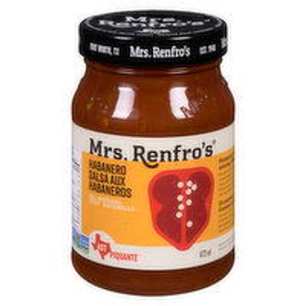 Mrs. Renfro's - Authentic Texas Hot Habanero Salsa, 473 Millilitre