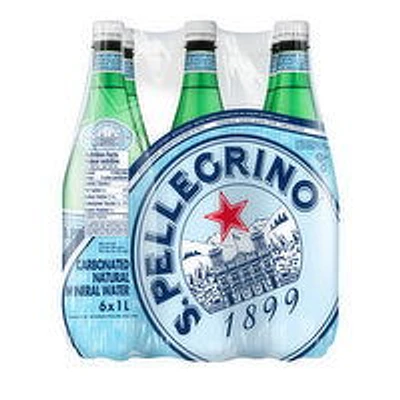 San Pellegrino - Carbonated Natural Mineral Water, 6 Each