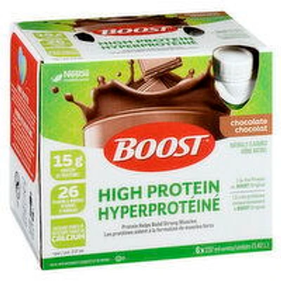 Boost - High Protein Meal Replacement Drink - Chocolate, 6 Each