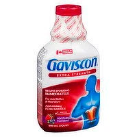 Gaviscon - Extra Strength Liquid Fruit, 600 Millilitre