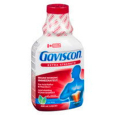 Gaviscon - Extra Strength Liquid Icy Mint, 600 Millilitre