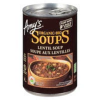 Amy's - Organic Lentil Soup, 398 Millilitre