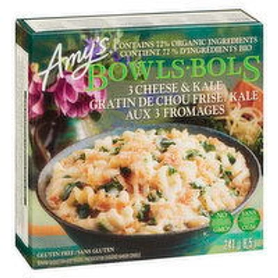 Amy's - Organic Bowls 3 Cheese & Kale Bake, 241 Gram