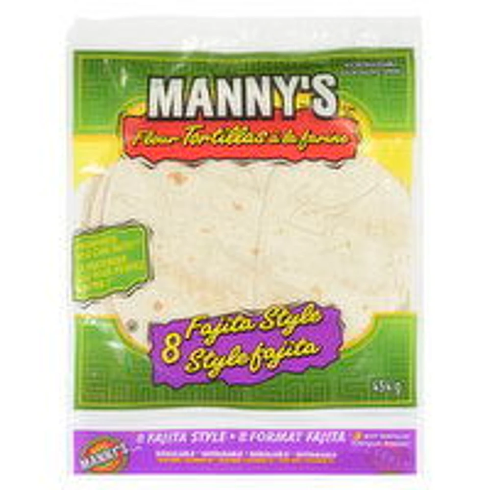 Manny's - Flour Fajitas, 454 Gram