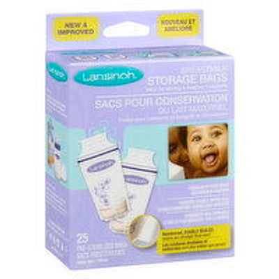 Lansinoh - Breastmilk Storage Bags, 25 Each