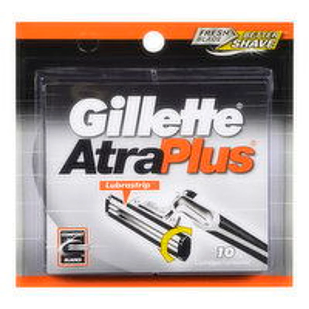 Gillette - AtraPlus Lubrastrip Cartridges, 10 Each
