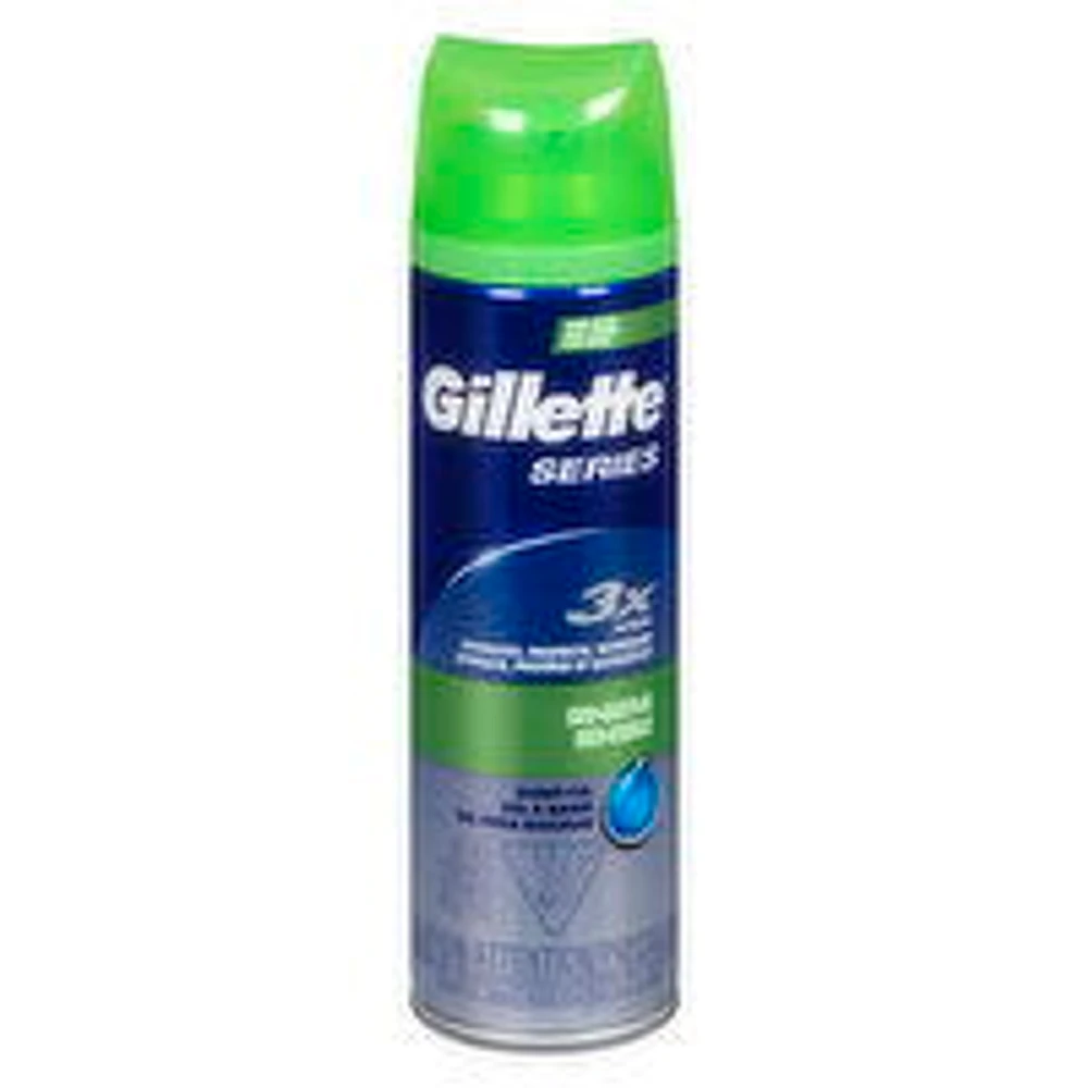 Gillette - Series Shave Gel - Sensitive skin, 198 Gram