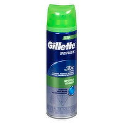 Gillette - Series Shave Gel - Sensitive skin, 198 Gram
