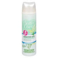 Gillette - Satin Care Shave Gel - Sensitive Skin Aloe Vera, 198 Gram