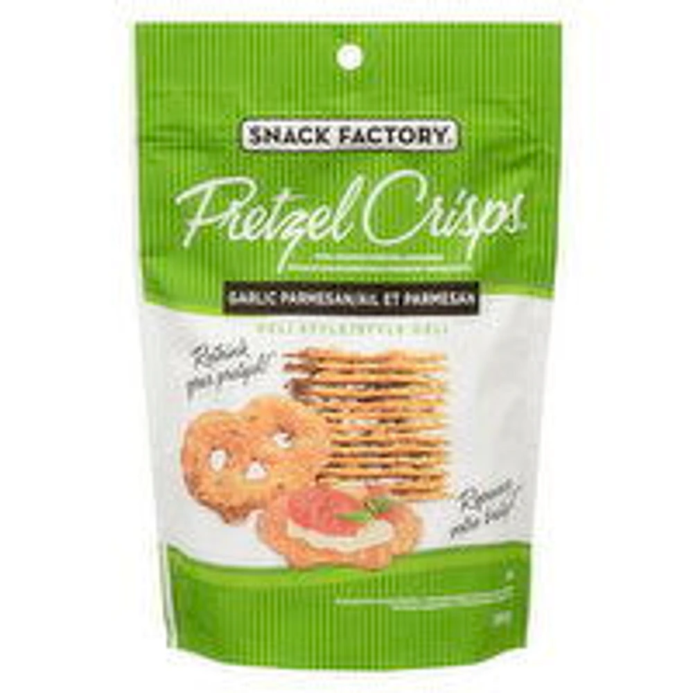 Snack Factory - Pretzel Crisps -Garlic Parmesan, 200 Gram
