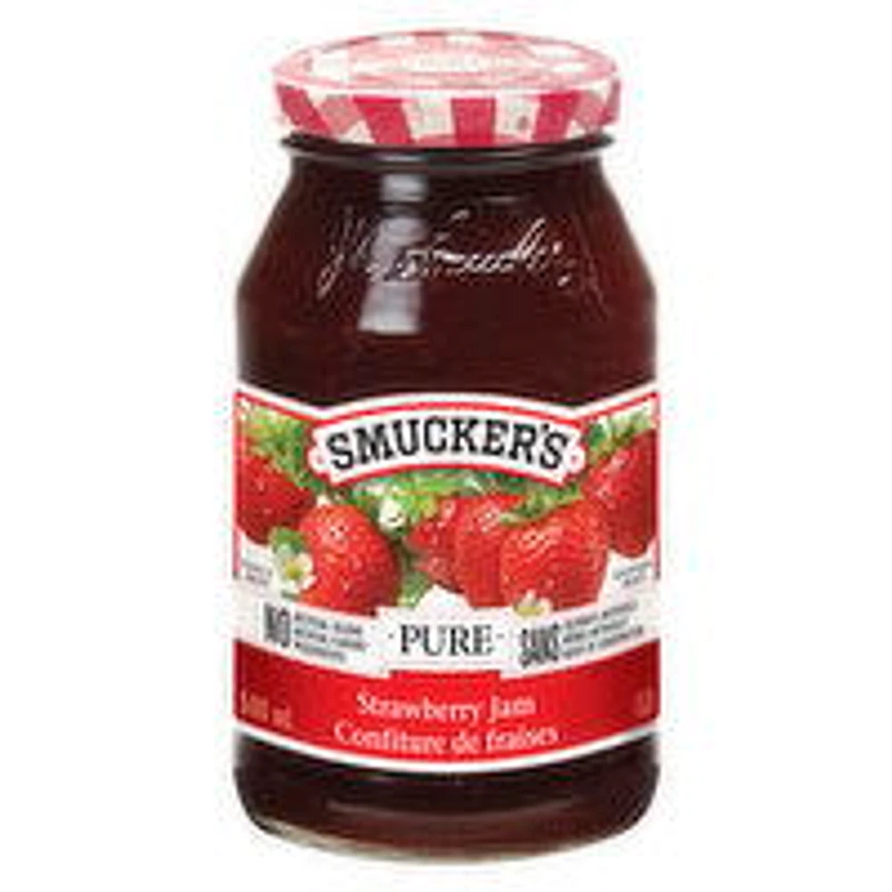 Smucker's - Jam - Pure Strawberry, 500 Millilitre