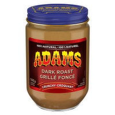 Adams - Dark Roast Crunchy Peanut Butter, 500 Gram
