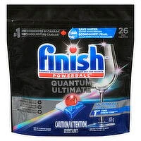 Finish - Dishwasher Detergent Tabs Quantum Ultimate, 26 Each
