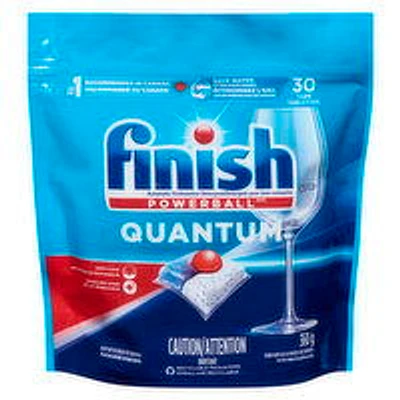 Finish - Quantum Powerball Automatic Dishwasher Detergent Tabs, Original, 30 Each