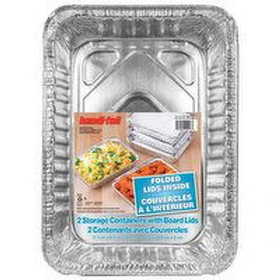 Handi Foil - Storage Containers with Board Lids, 2 Each