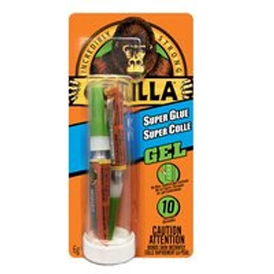 Gorilla - Super Glue Gel Tubes, 2 Each