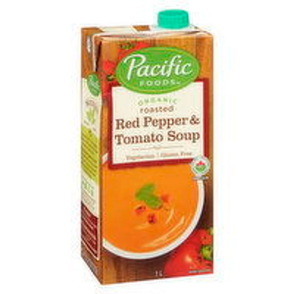 Pacific Foods - Organic Roasted Red Pepper & Tomato Soup, 1 Litre