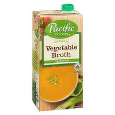 Pacific Foods - Organic Vegetable Broth Low Sodium, 1 Litre