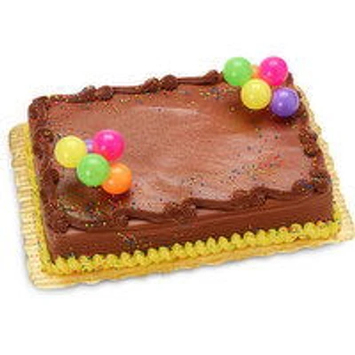 Bake Shop - 8x12 Celebration Cho cakes Iced White, 1.75 Kilogram