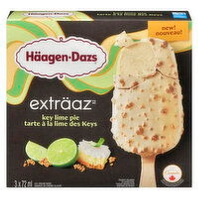 Haagen Dazs - Extraaz Key Lime Pie Ice Cream Bars, 3 Each