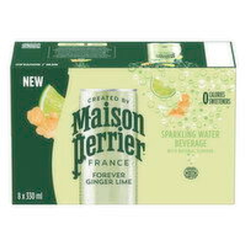 Maison Perrier - Forever Ginger Lime Sparkling Water, 8x330mL, 1 Each