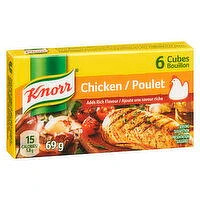 Knorr - Swiss Clear Chicken Bouillon Cubes, 6 Each