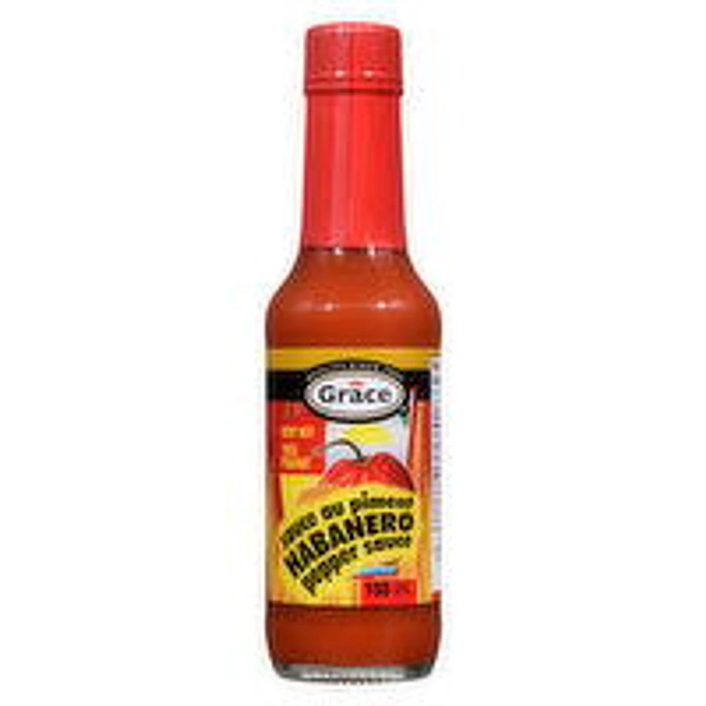 Grace - Habanero Pepper Very Hot Sauce, 167 Millilitre