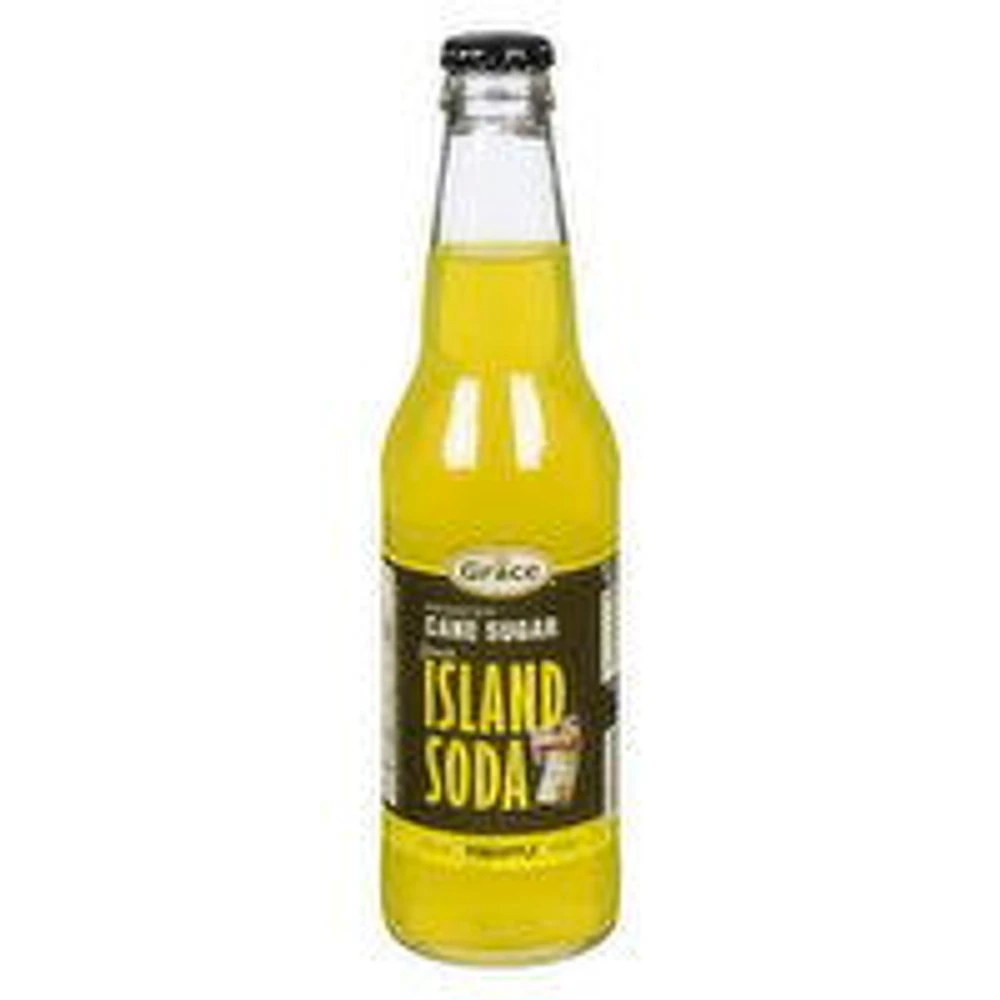 Grace - Island Soda Pineapple, 355 Millilitre