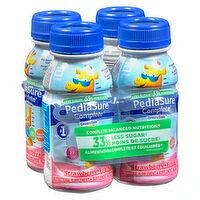 PediaSure - Complete Strawberry Shake, 4 Each
