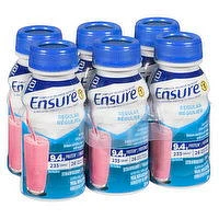 Ensure - Regular Meal Replacement Drink Strawberry, 6 Each