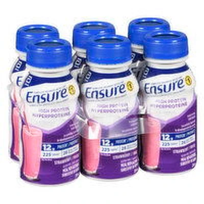 Ensure - High Protein Meal Replacement Strawberry, 6 Each