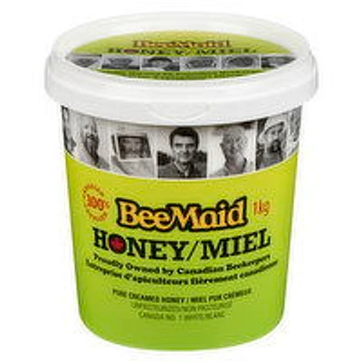 Bee Maid - Pure Creamed Honey - Unpasteurized, 1 Kilogram
