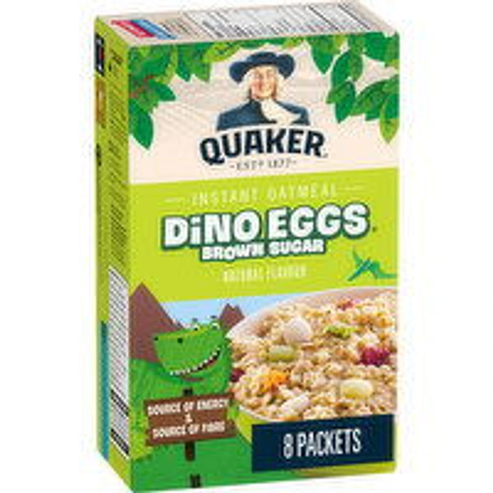 Quaker - Dino Eggs Instant Oatmeal, 8 Each