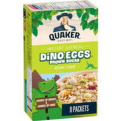 Quaker - Dino Eggs Instant Oatmeal, 8 Each
