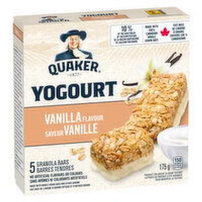 Quaker - Yogurt Granola Bars - Vanilla, 5 Each