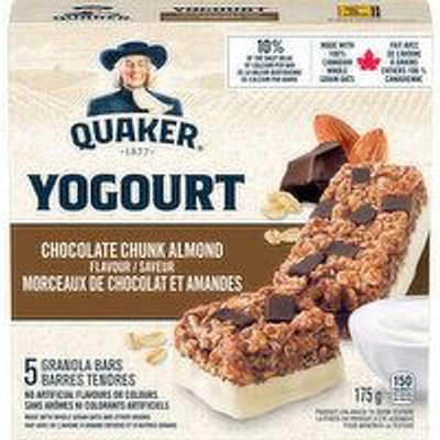Quaker - Chocolate Chunk Almond, 5 Each