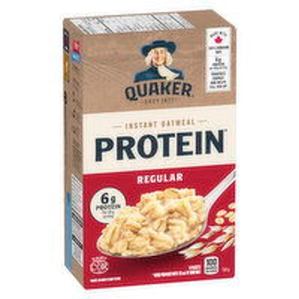 Quaker - Protein Instant Oatmeal, Regular, 168 Gram