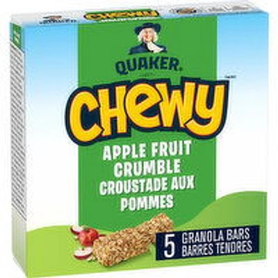 Quaker - Chewy Apple Bars, 5 Each